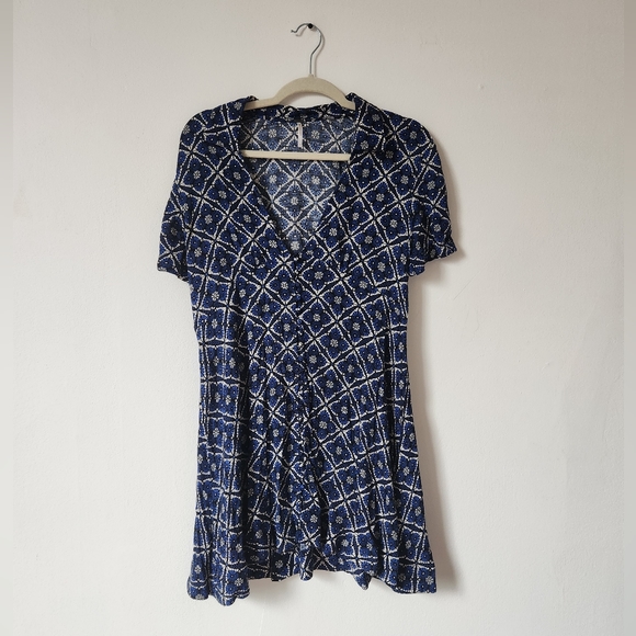 Free people moroccan tile print summer dress - Picture 1 of 4